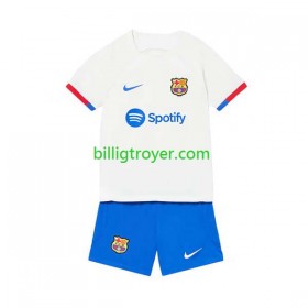 Billige Fotballdrakter FC Barcelona Barn Bortedraktsett 2023/24 Kortermet